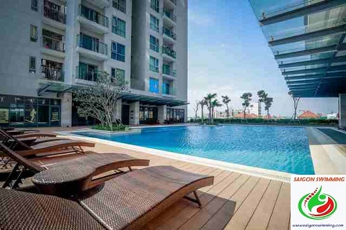 Hồ bơi chung cư Rivera Park áp dụng hệ thống lọc nước tuần hoàn